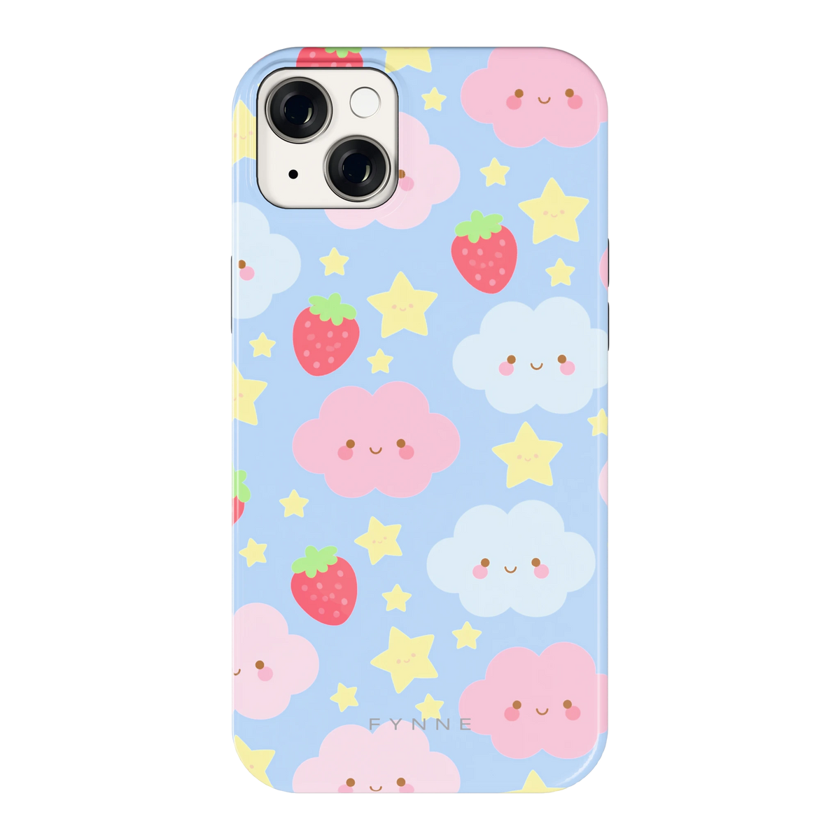 Zoete Aardbeienlucht hoesje voor iPhone 14 Plus, achterkant