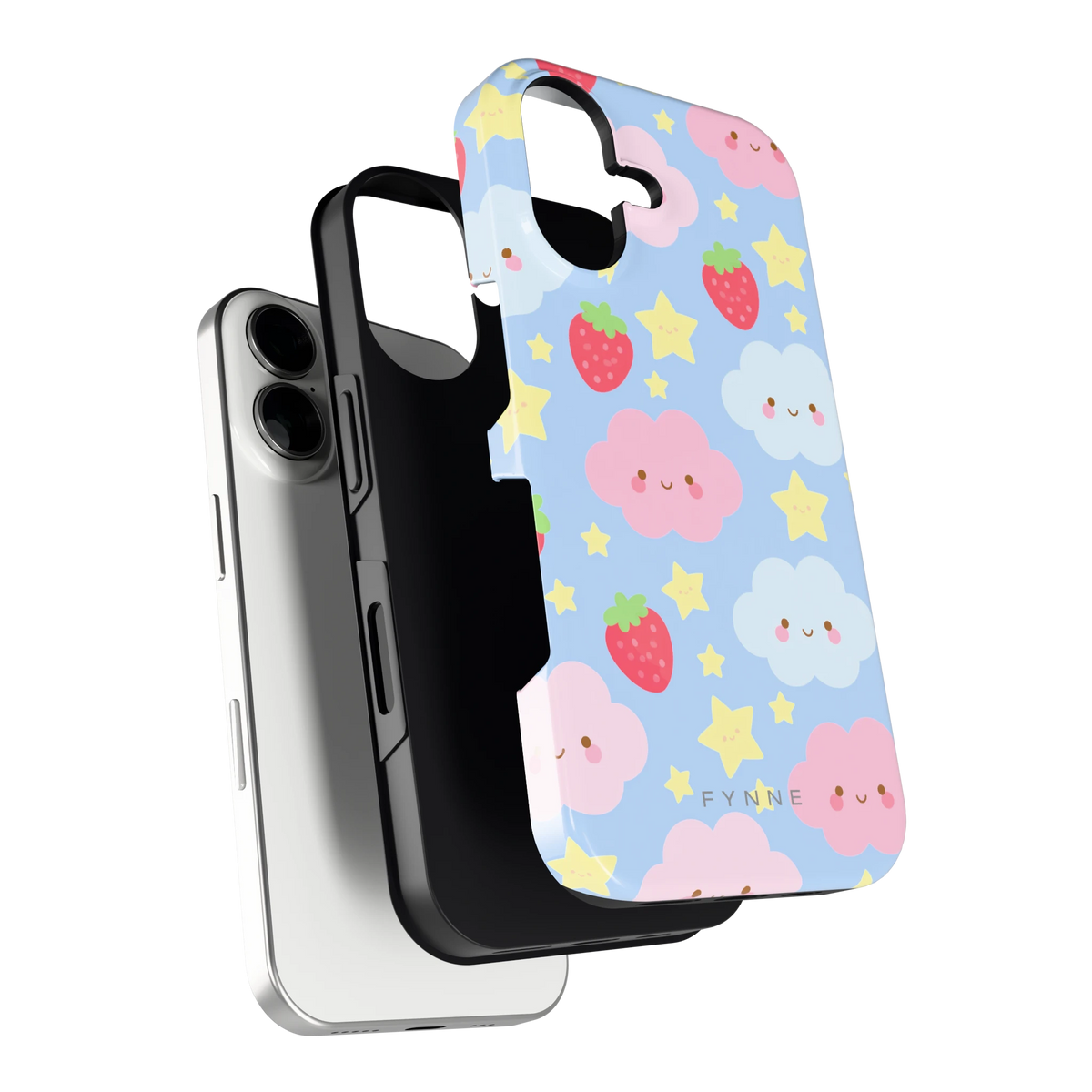 Zoete Aardbeienlucht hoesje voor iPhone 16, los van de telefoon