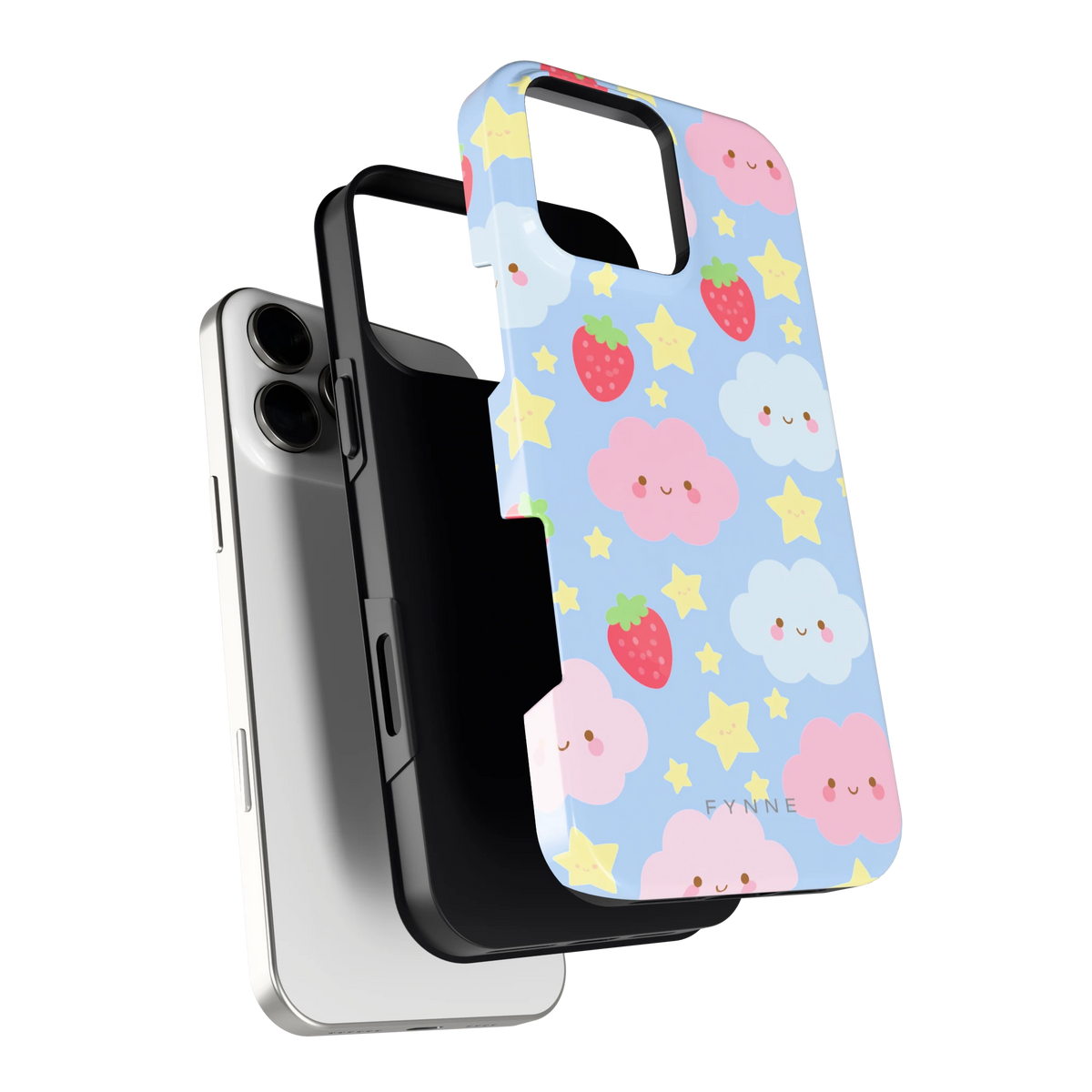 Zoete Aardbeienlucht hoesje voor iPhone 16 Pro Max, los van de telefoon