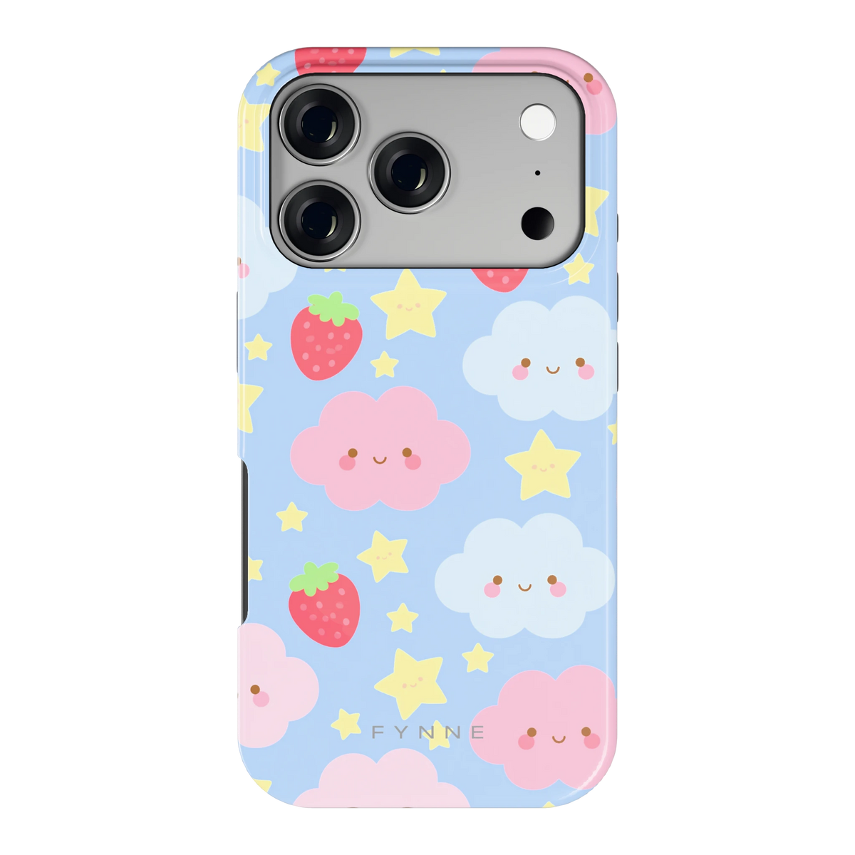 Zoete Aardbeienlucht hoesje voor iPhone 17 Pro, achterkant