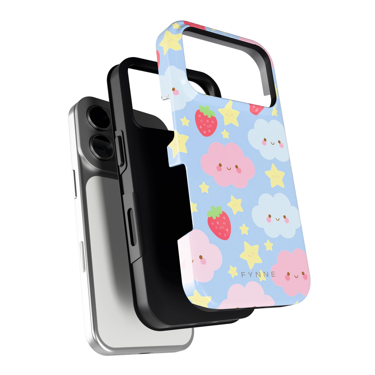 Zoete Aardbeienlucht hoesje voor iPhone 17 Pro, los van de telefoon