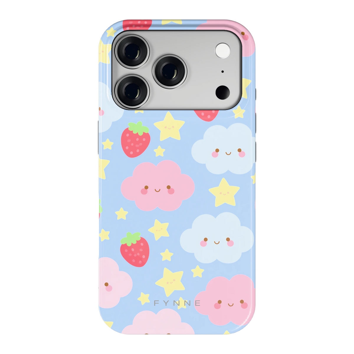Zoete Aardbeienlucht hoesje voor iPhone 18 Pro, achterkant