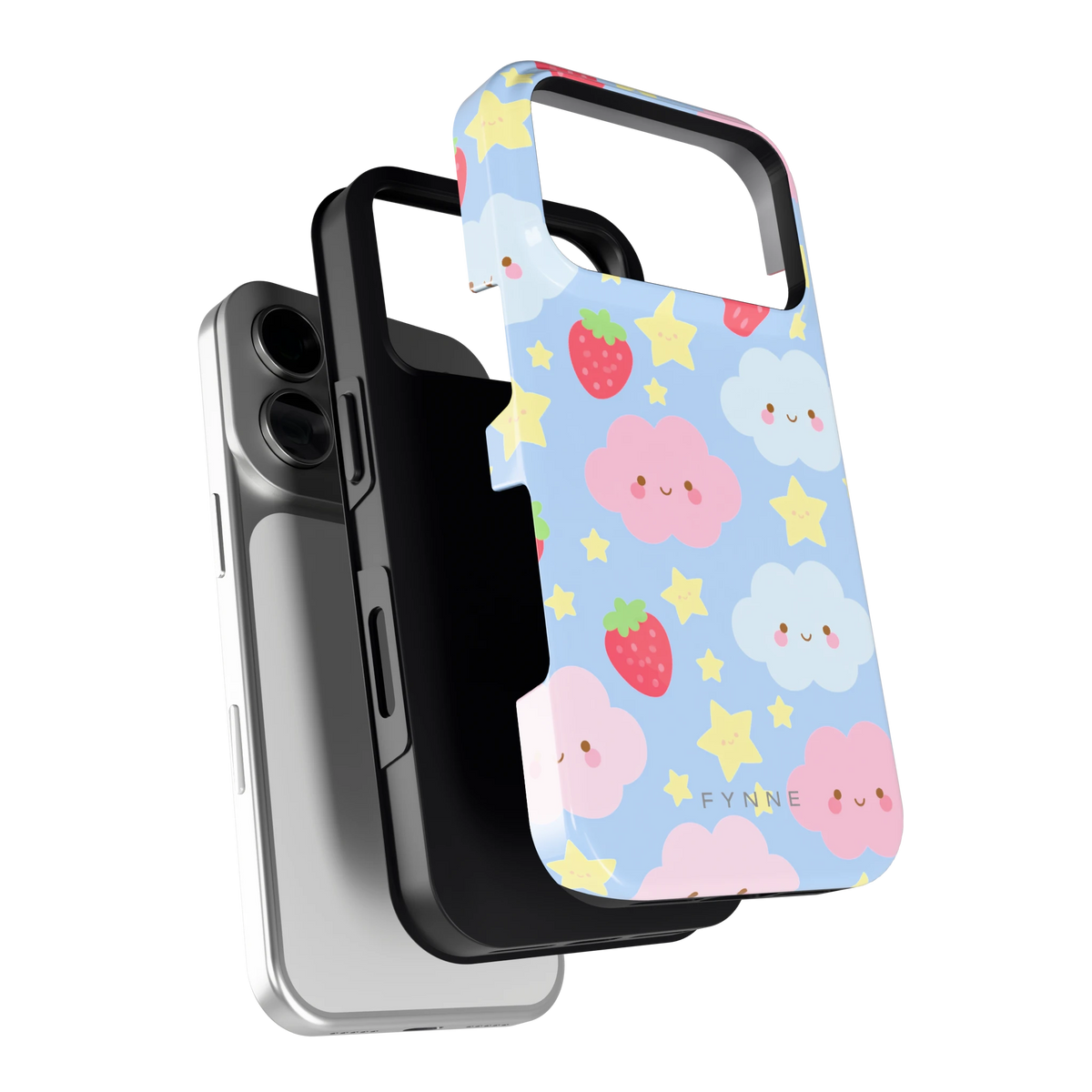 Zoete Aardbeienlucht hoesje voor iPhone 18 Pro, los van de telefoon