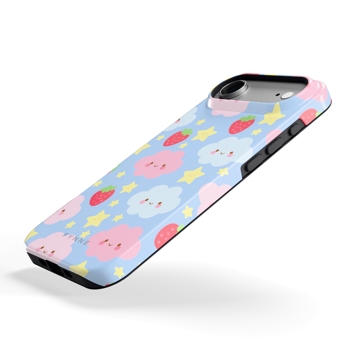 Zoete Aardbeienlucht hoesje voor iPhone Air, schuin