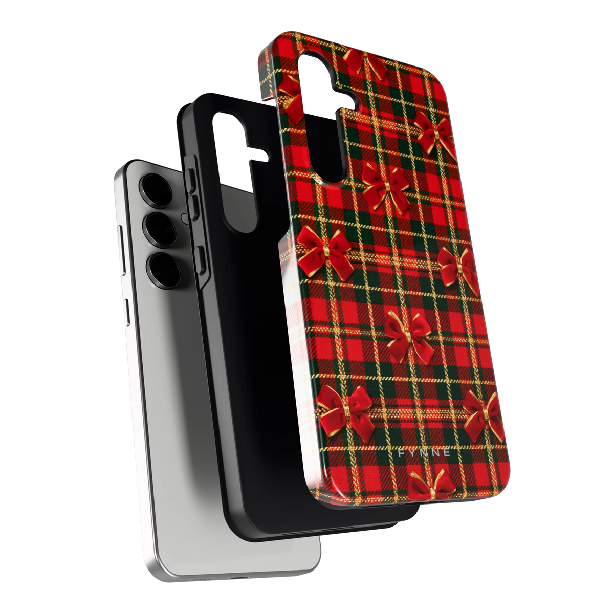 Tartan strikjes hoesje voor Galaxy S24 FE, los van de telefoon