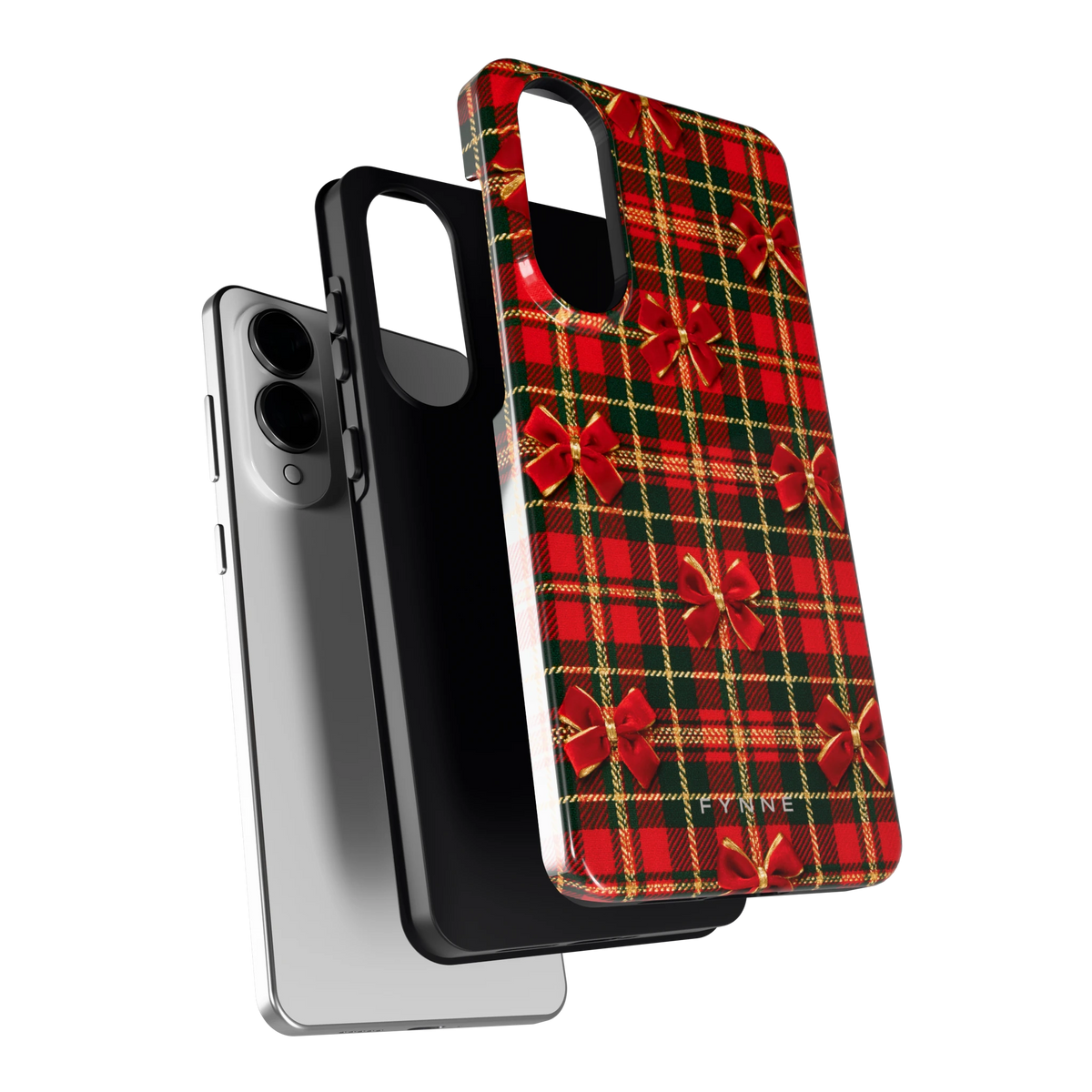 Tartan strikjes hoesje voor Galaxy S25 Edge, los van de telefoon