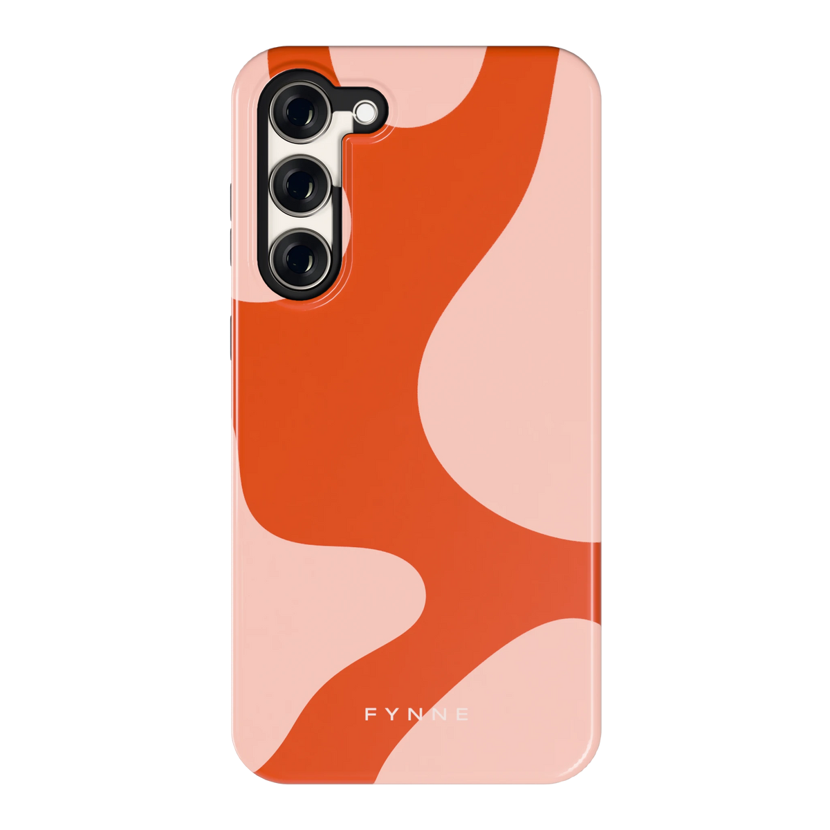 Terracotta Vlekken hoesje voor Galaxy S23+, achterkant