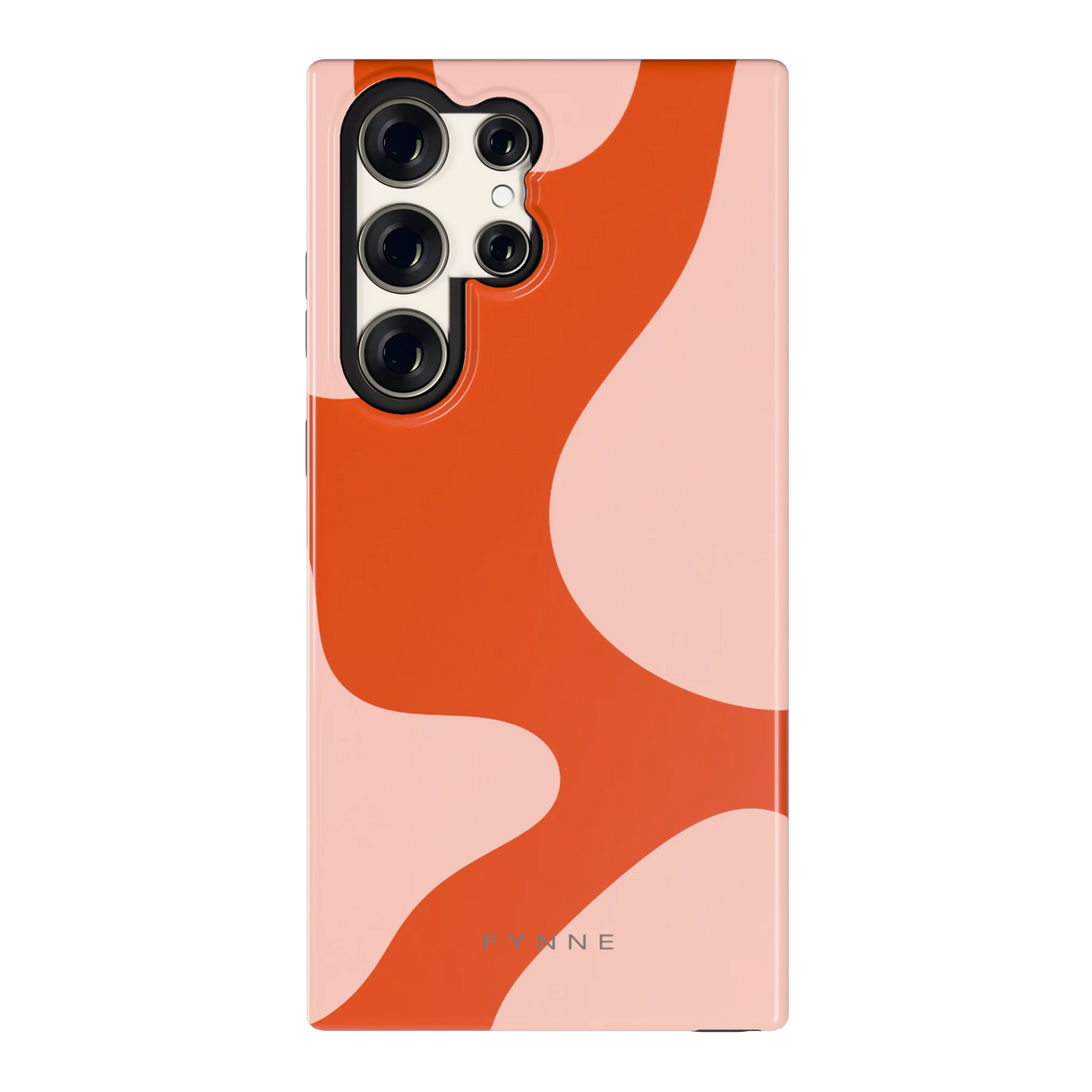 Terracotta Vlekken hoesje voor Galaxy S23 Ultra, achterkant