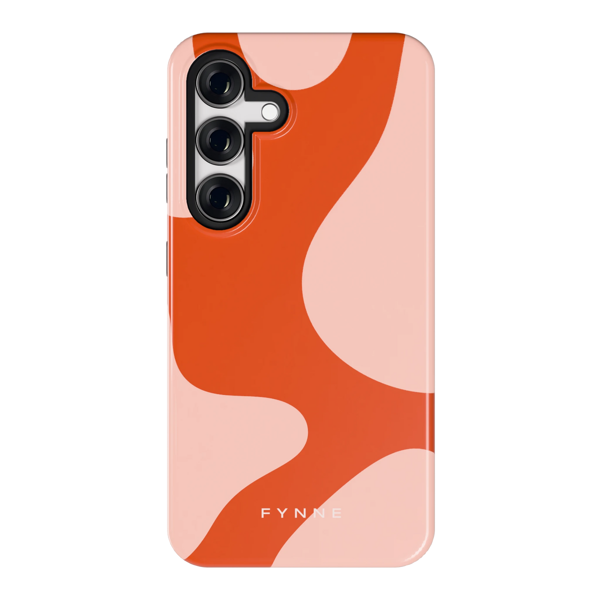 Terracotta Vlekken hoesje voor Galaxy S24, achterkant