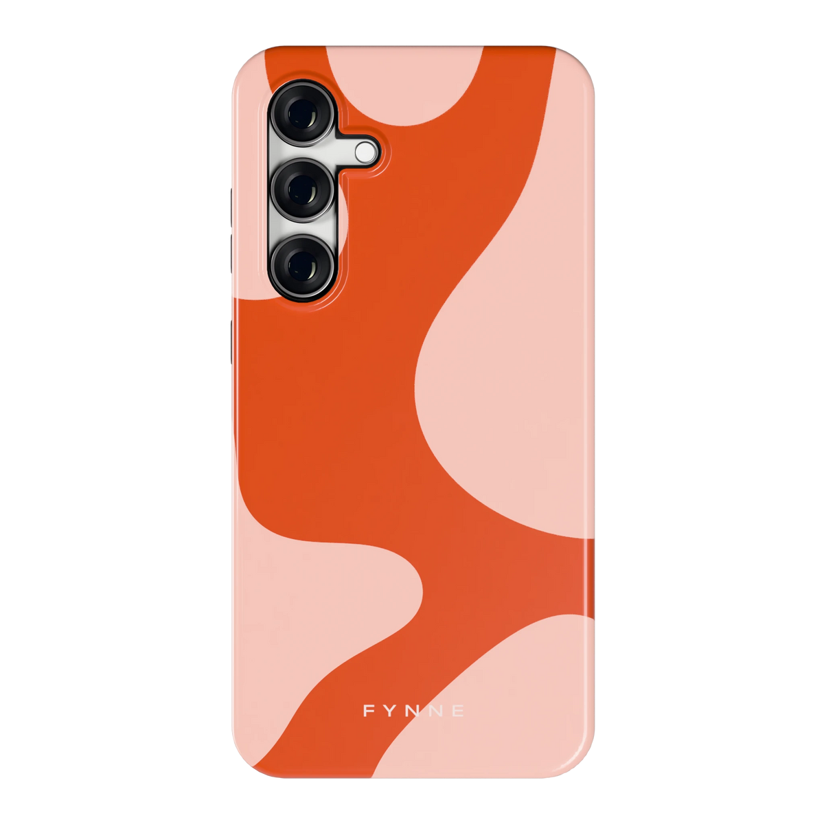 Terracotta Vlekken hoesje voor Galaxy S24 FE, achterkant