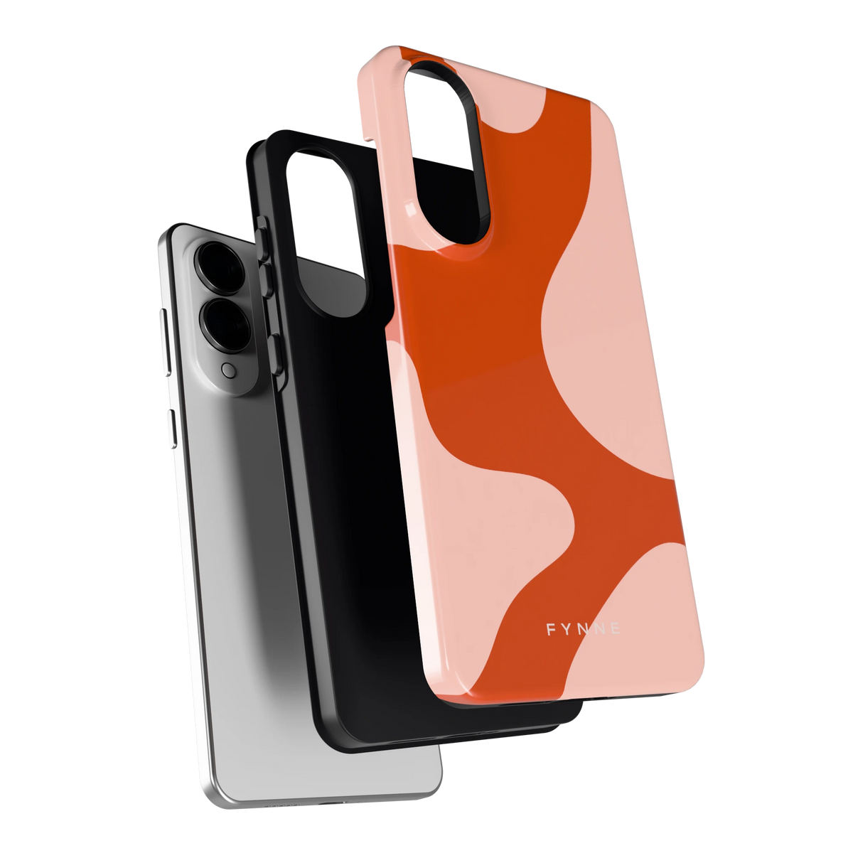 Terracotta Vlekken hoesje voor Galaxy S25 Edge, los van de telefoon