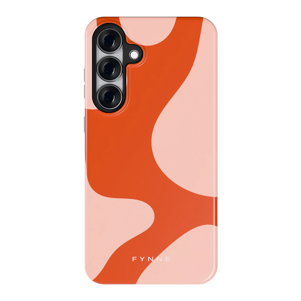 Terracotta Vlekken hoesje voor Galaxy S25+, achterkant