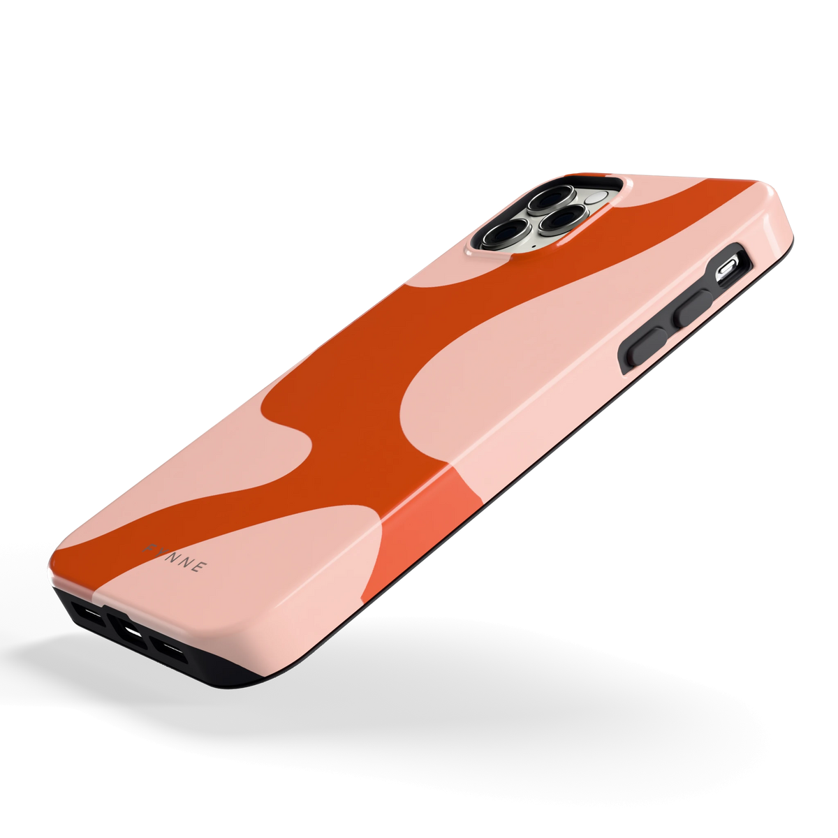 Terracotta Vlekken hoesje voor iPhone 11 Pro Max, schuin