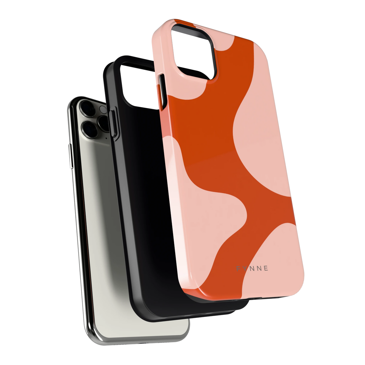 Terracotta Vlekken hoesje voor iPhone 11 Pro Max, los van de telefoon