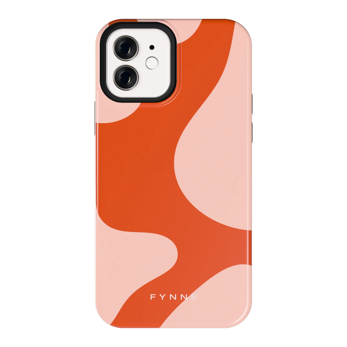 Terracotta Vlekken hoesje voor iPhone 12, achterkant
