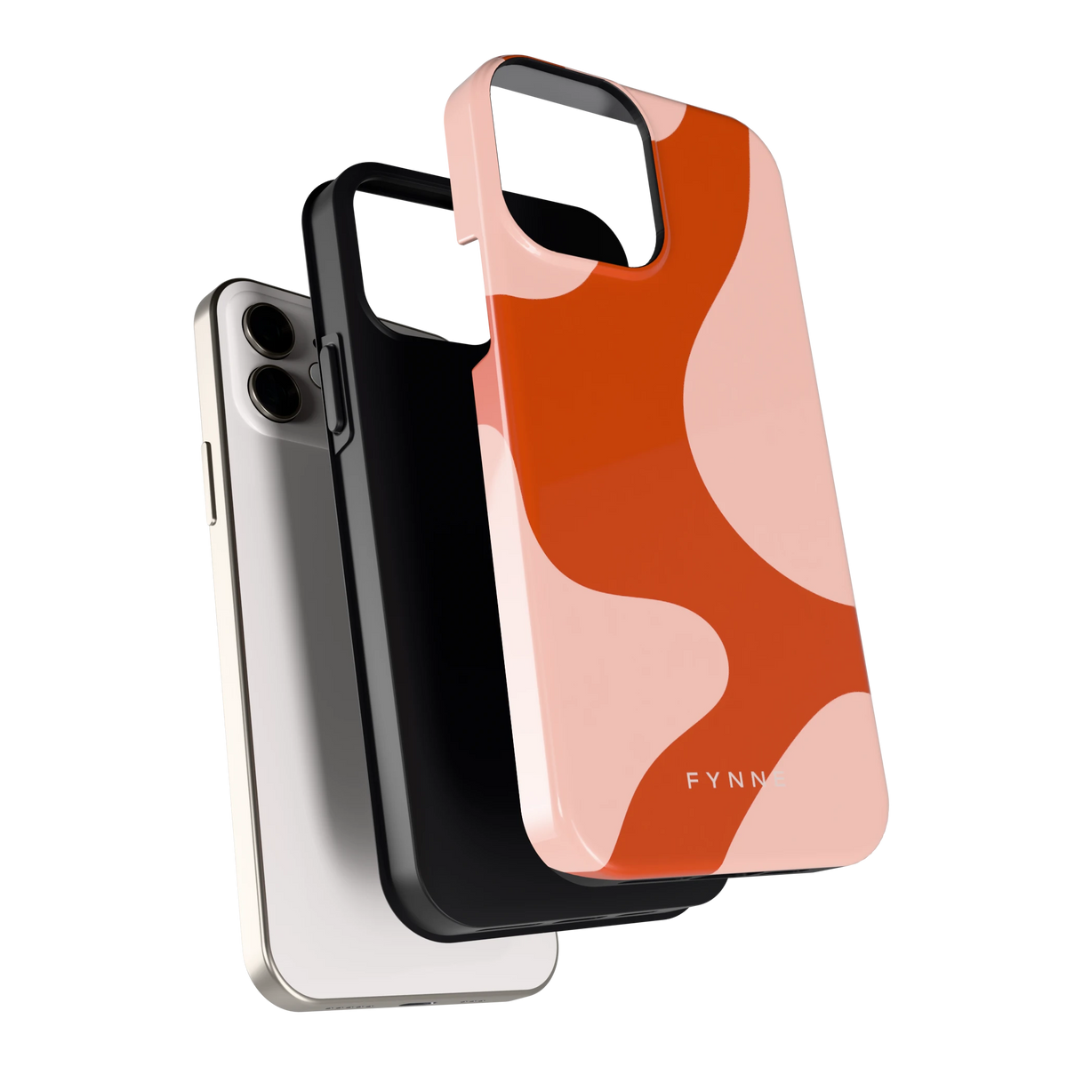 Terracotta Vlekken hoesje voor iPhone 12, los van de telefoon
