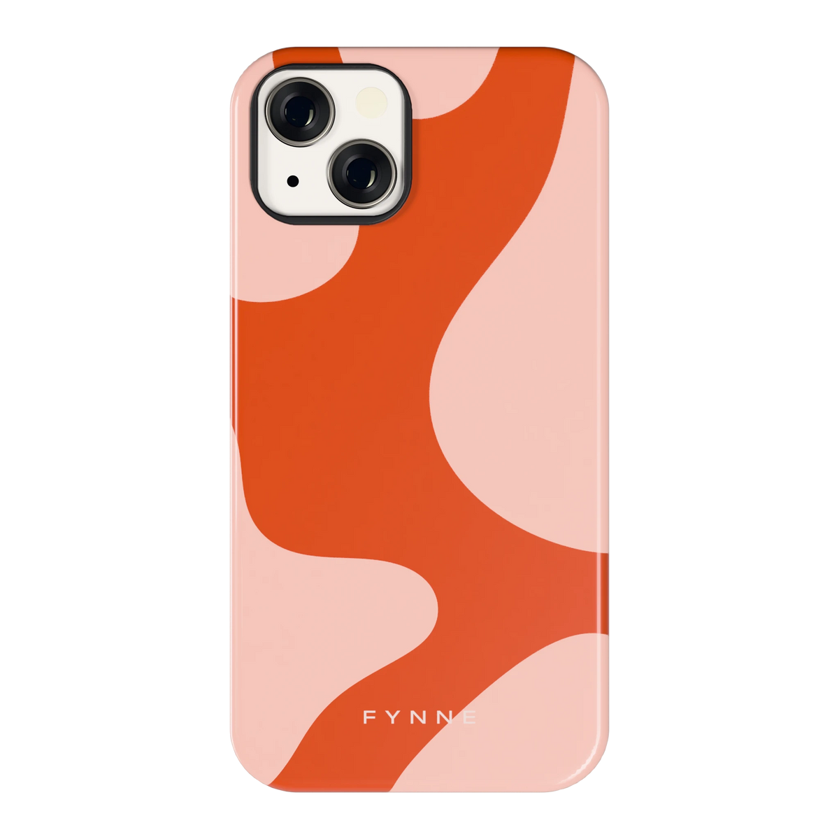 Terracotta Vlekken hoesje voor iPhone 13, achterkant