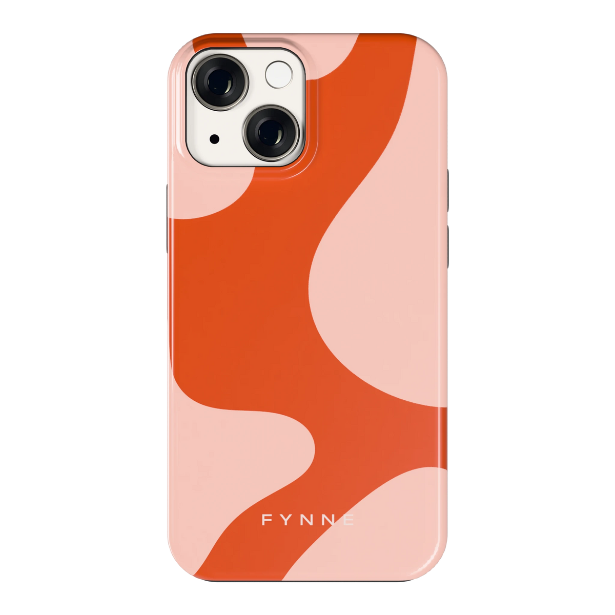 Terracotta Vlekken hoesje voor iPhone 13 mini, achterkant
