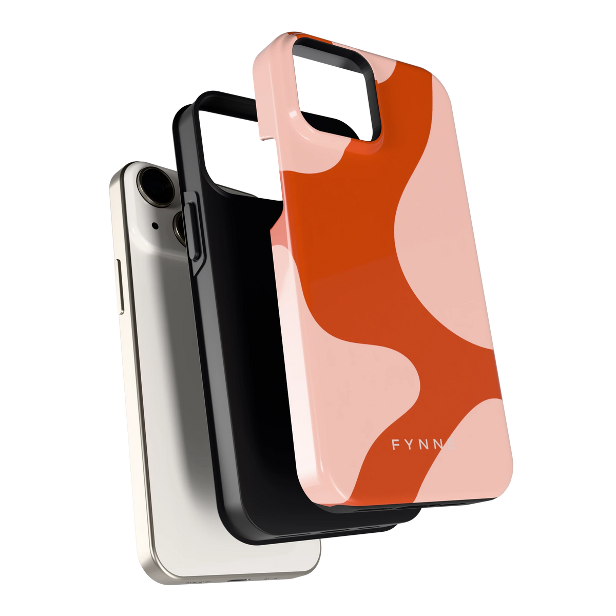 Terracotta Vlekken hoesje voor iPhone 13 mini, los van de telefoon