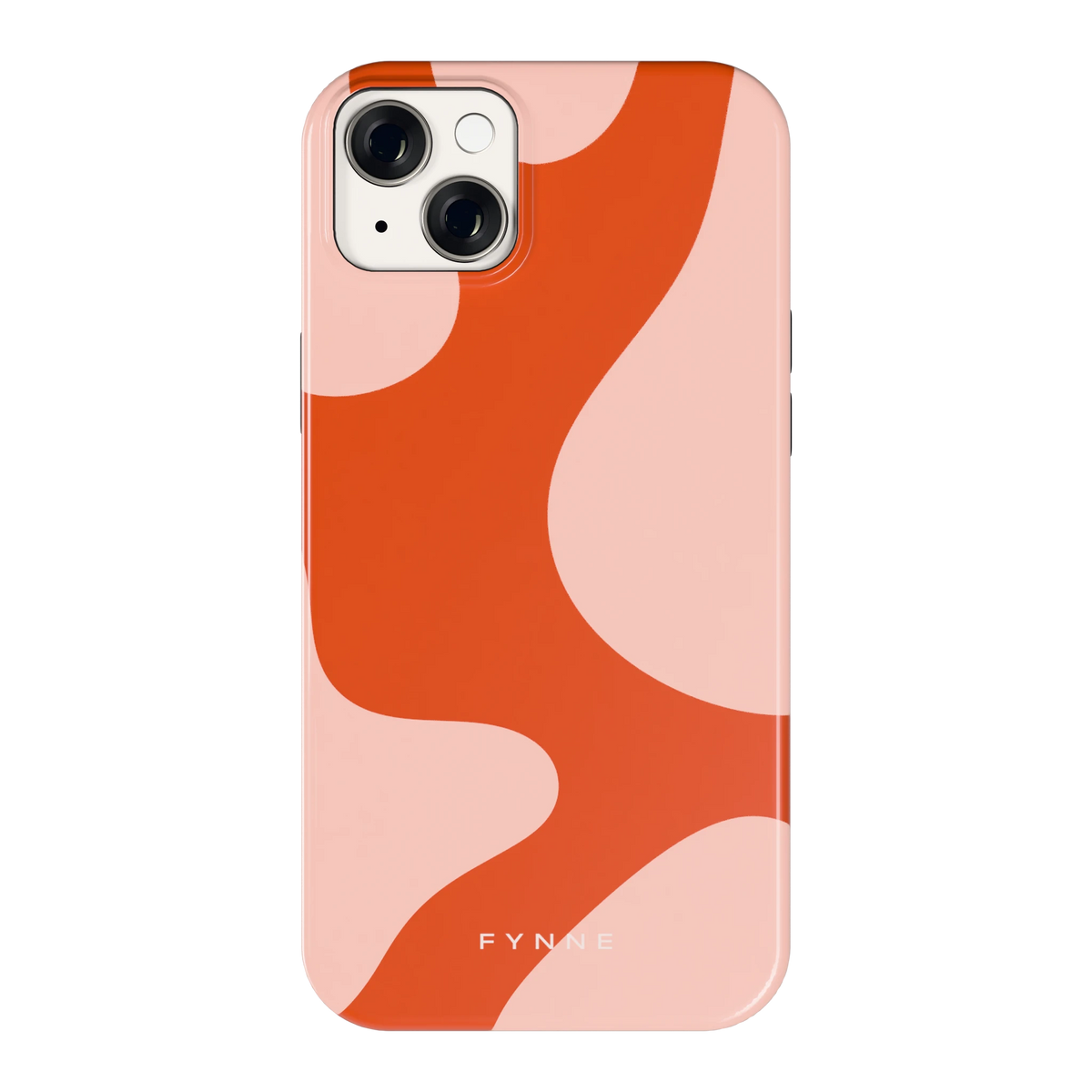 Terracotta Vlekken hoesje voor iPhone 14 Plus, achterkant