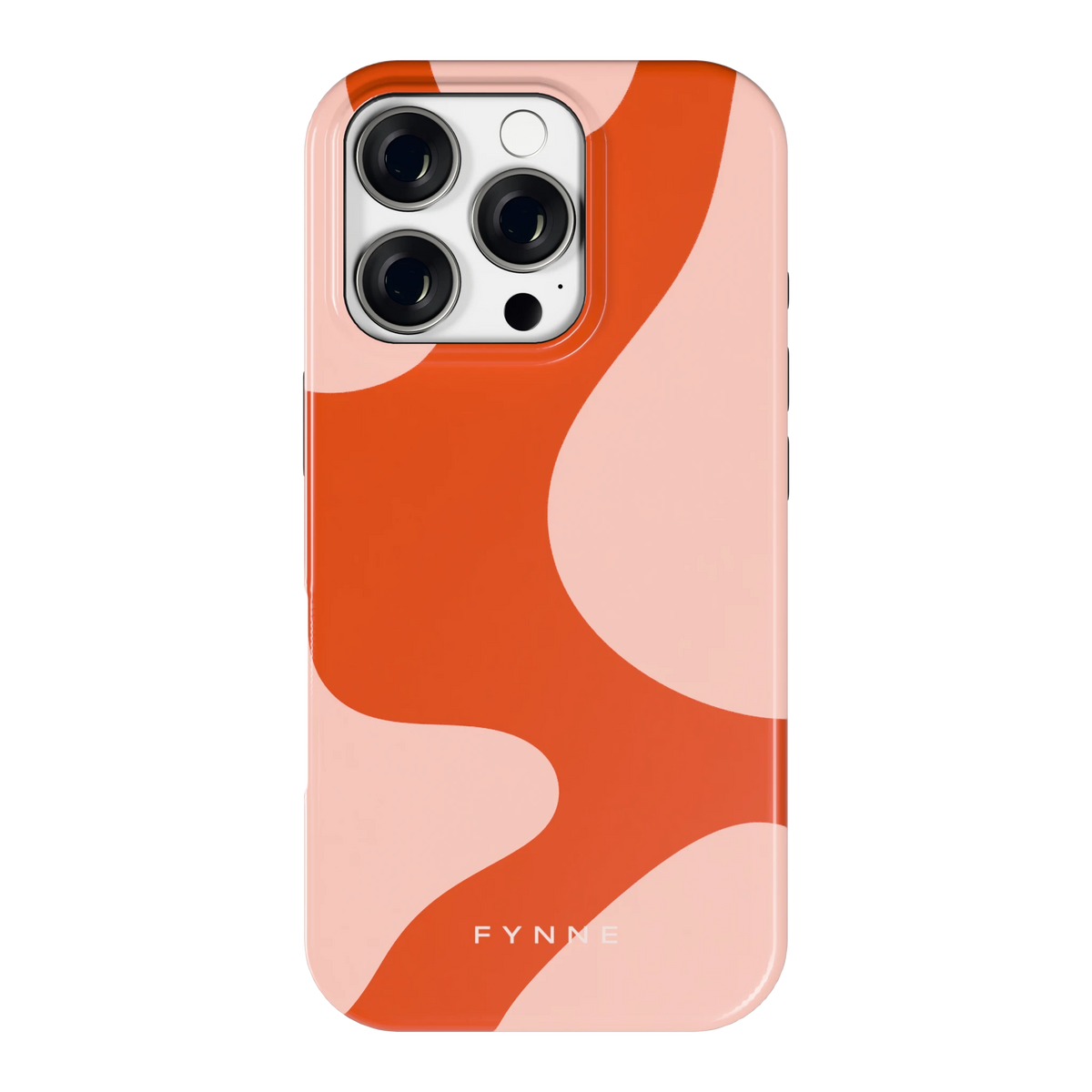 Terracotta Vlekken hoesje voor iPhone 16 Pro, achterkant