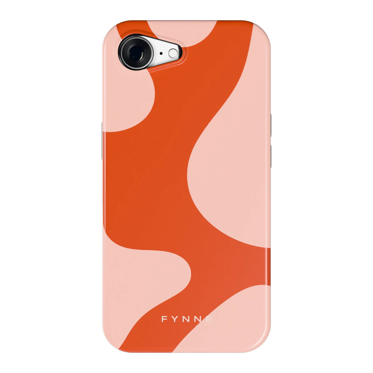 Terracotta Vlekken hoesje voor iPhone 16e, achterkant