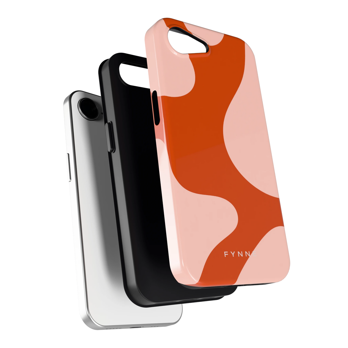 Terracotta Vlekken hoesje voor iPhone 16e, los van de telefoon