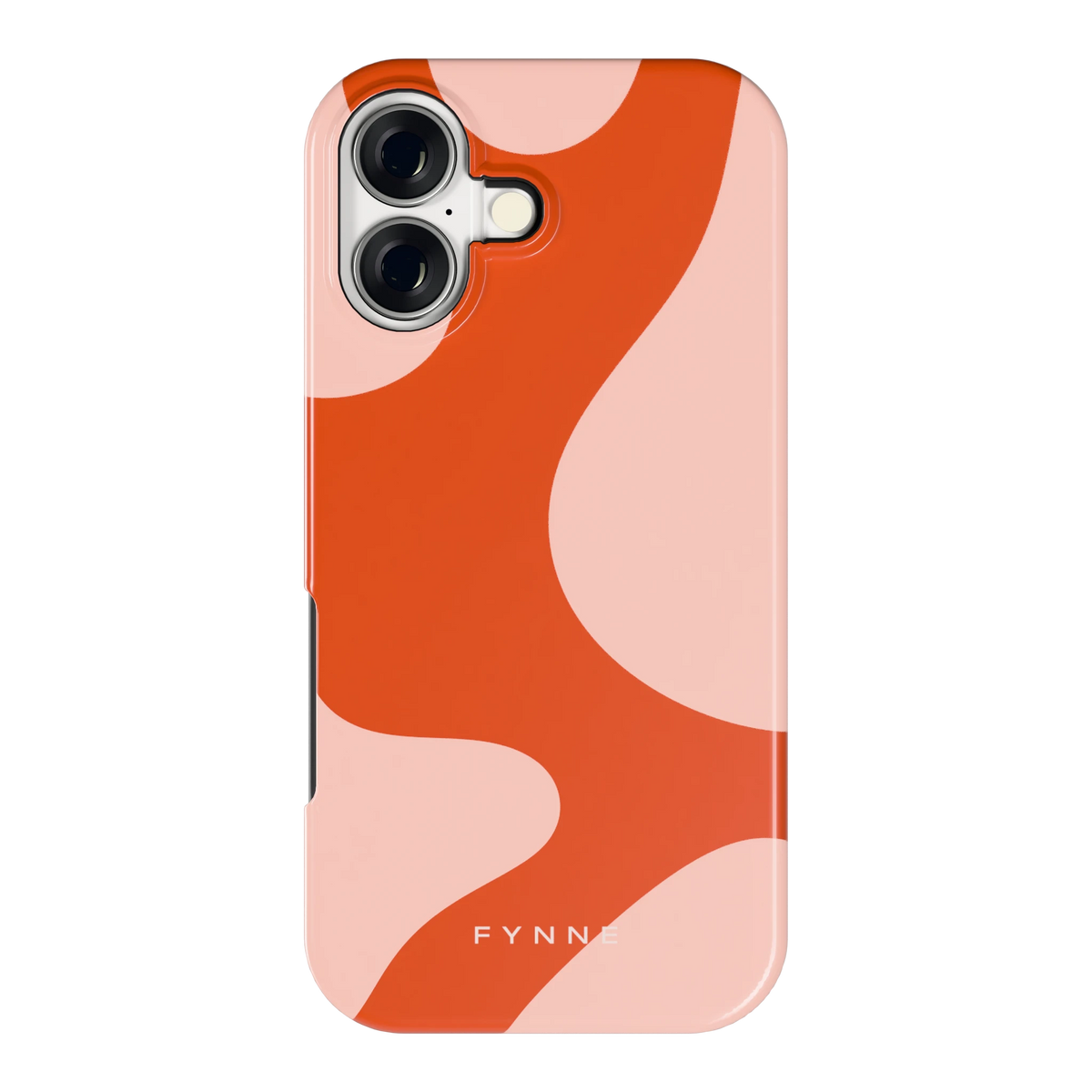 Terracotta Vlekken hoesje voor iPhone 17, achterkant