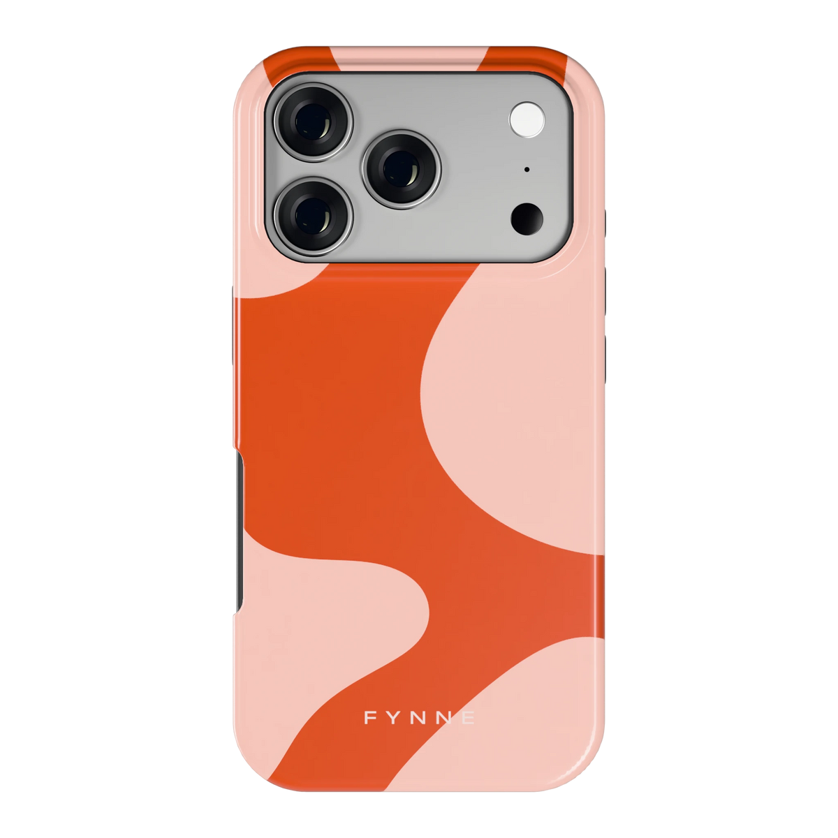 Terracotta Vlekken hoesje voor iPhone 17 Pro, achterkant