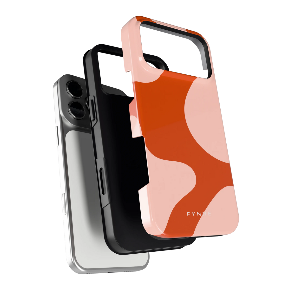 Terracotta Vlekken hoesje voor iPhone 17 Pro Max, los van de telefoon