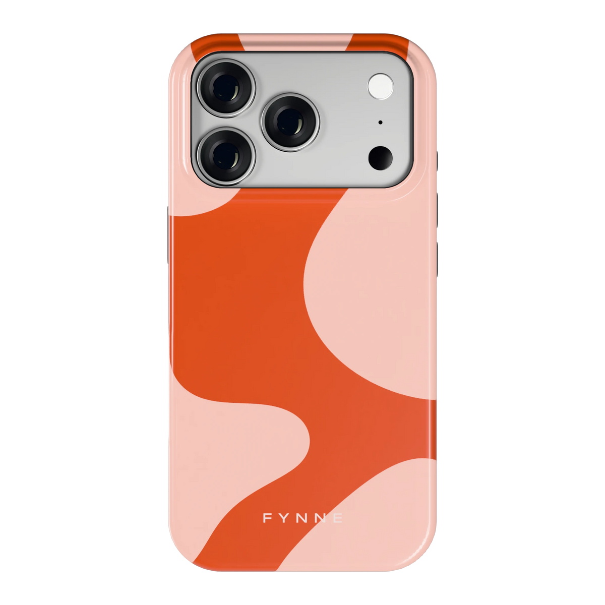Terracotta Vlekken hoesje voor iPhone 18 Pro, achterkant
