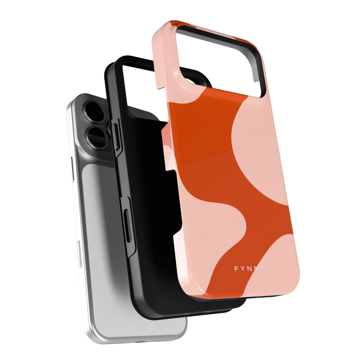 Terracotta Vlekken hoesje voor iPhone 18 Pro Max, los van de telefoon
