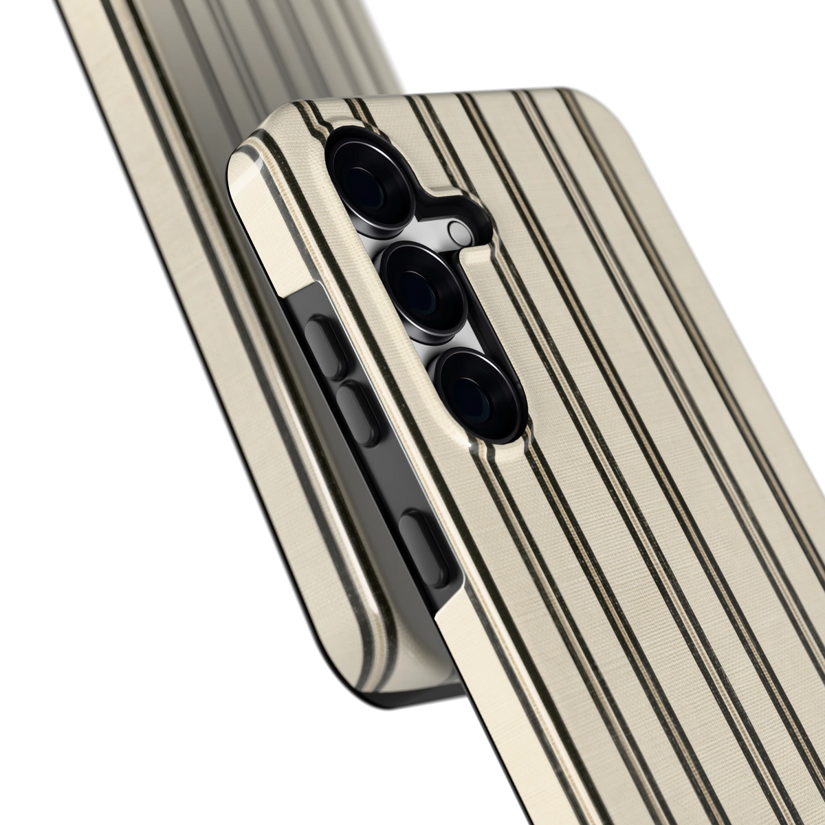 Klassieke Strepen hoesje voor Galaxy S25 FE, close-up