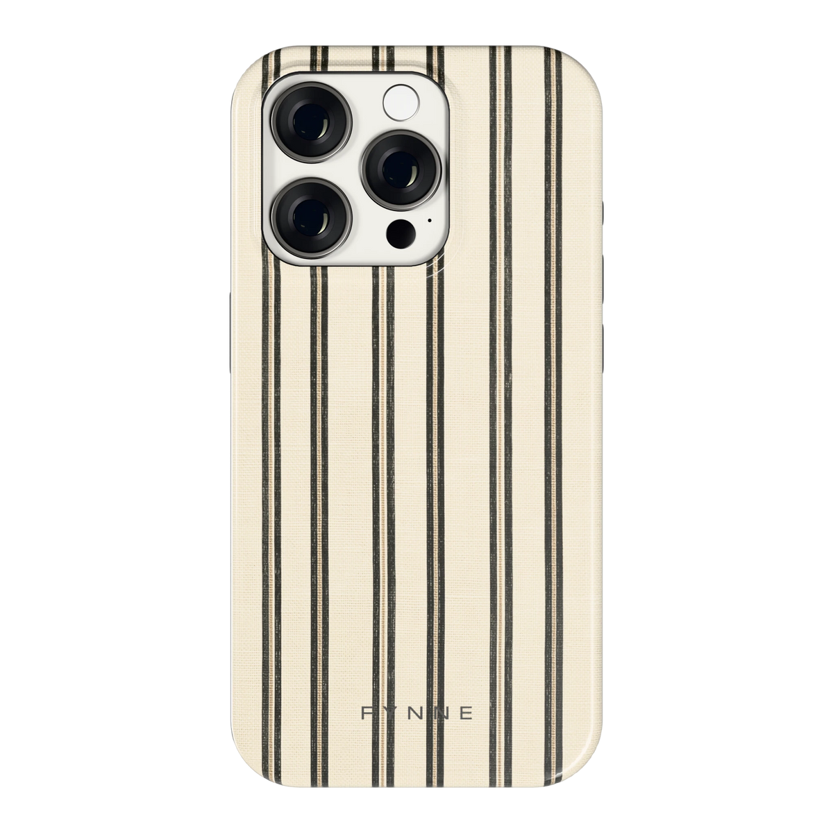 Klassieke Strepen hoesje voor iPhone 15 Pro, achterkant
