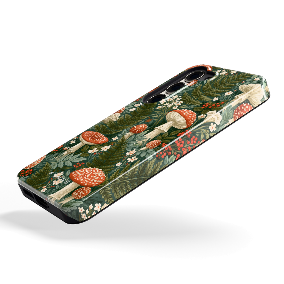 Vliegenzwammenbos hoesje voor Galaxy S23, schuin
