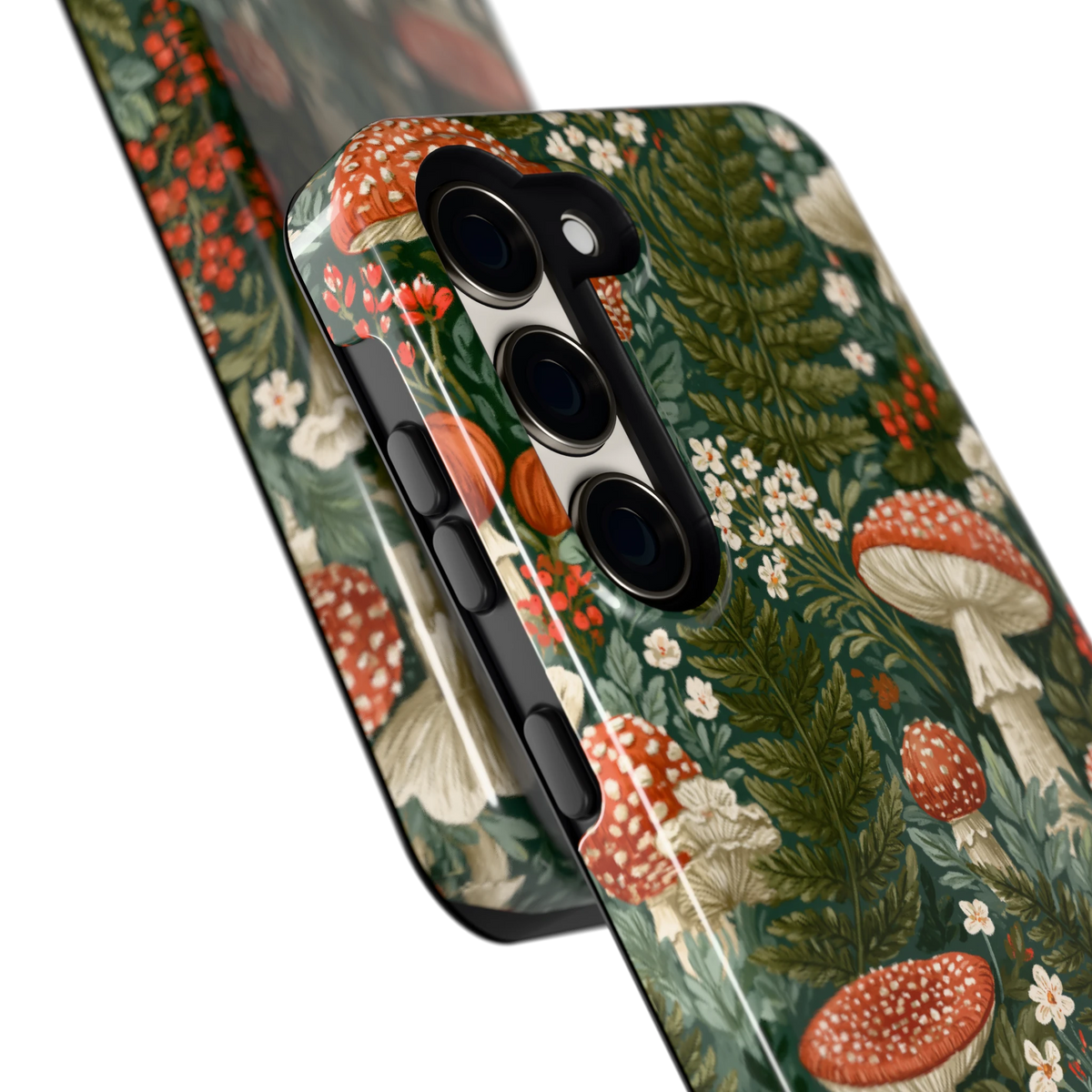 Vliegenzwammenbos hoesje voor Galaxy S23, close-up