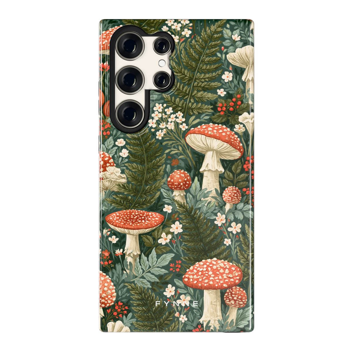 Vliegenzwammenbos hoesje voor Galaxy S23 Ultra, achterkant