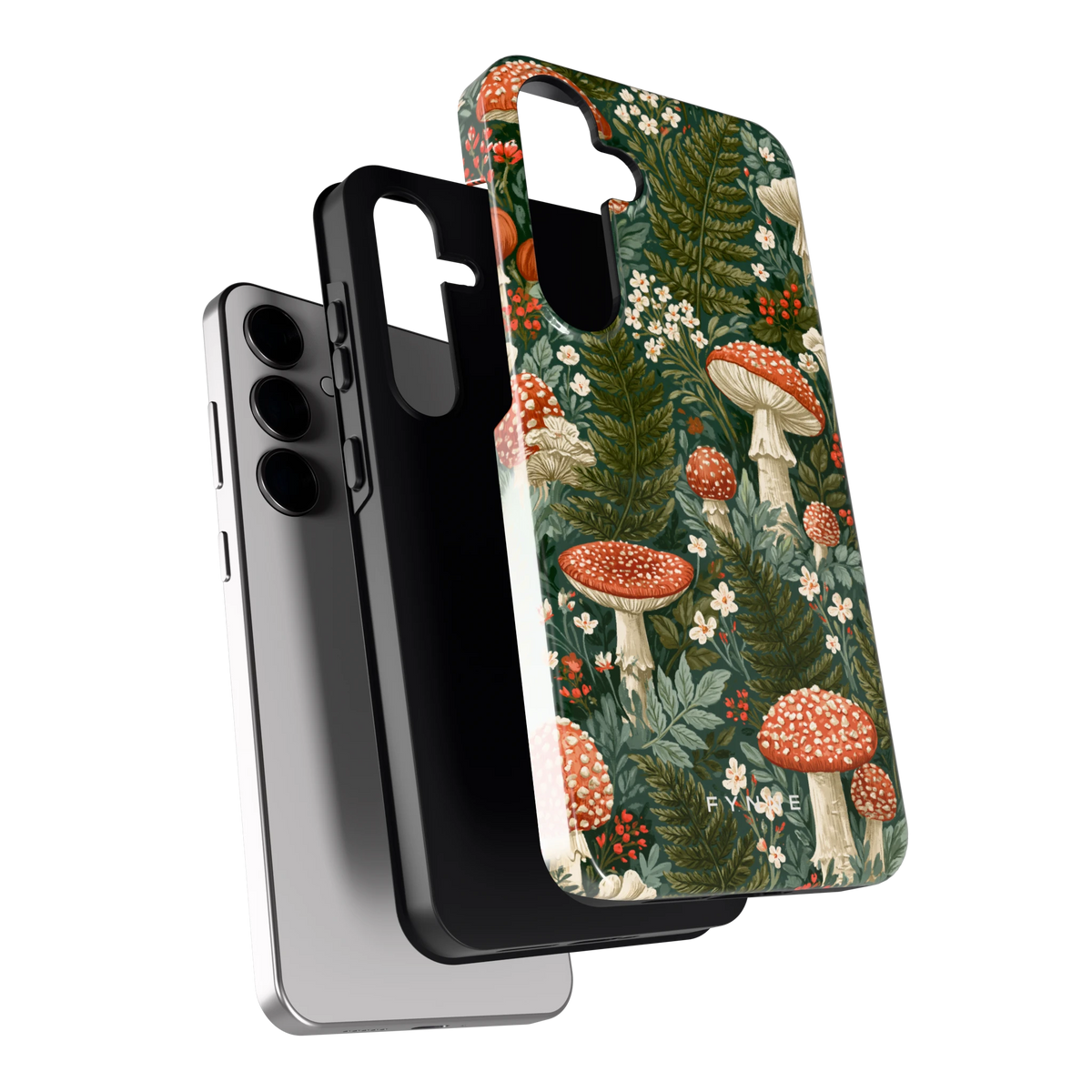 Vliegenzwammenbos hoesje voor Galaxy S24+, los van de telefoon