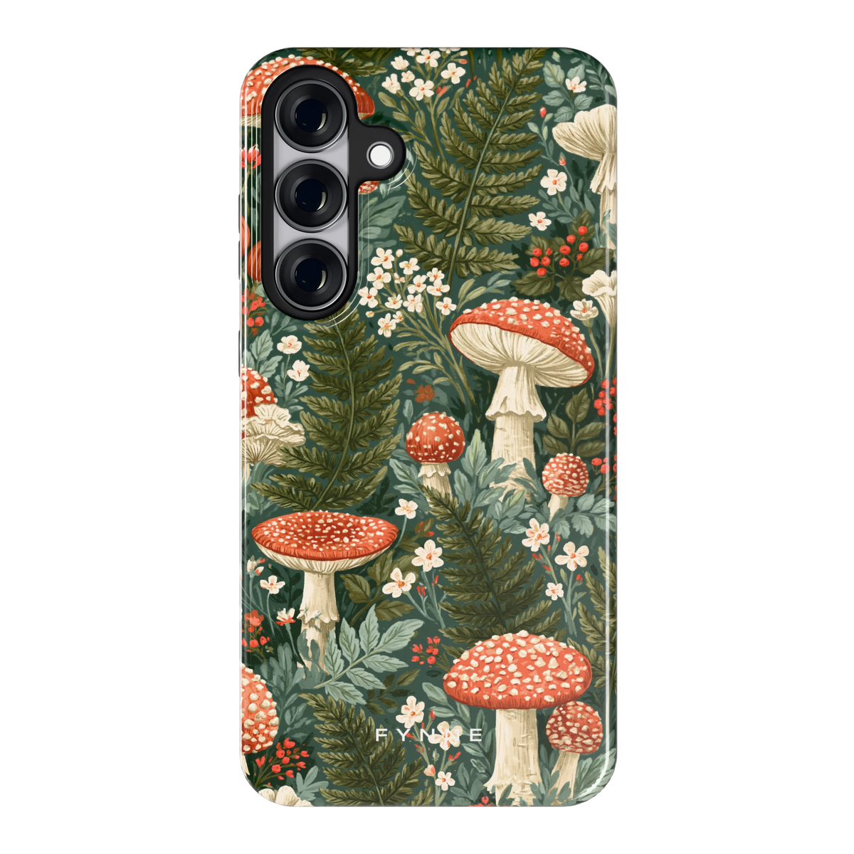 Vliegenzwammenbos hoesje voor Galaxy S25+, achterkant