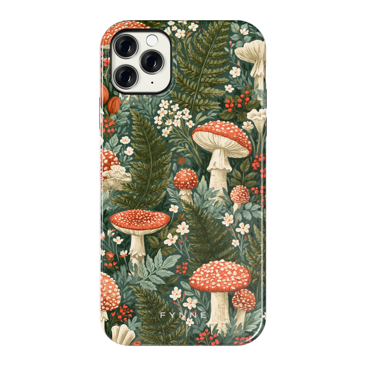Vliegenzwammenbos hoesje voor iPhone 11 Pro Max, achterkant
