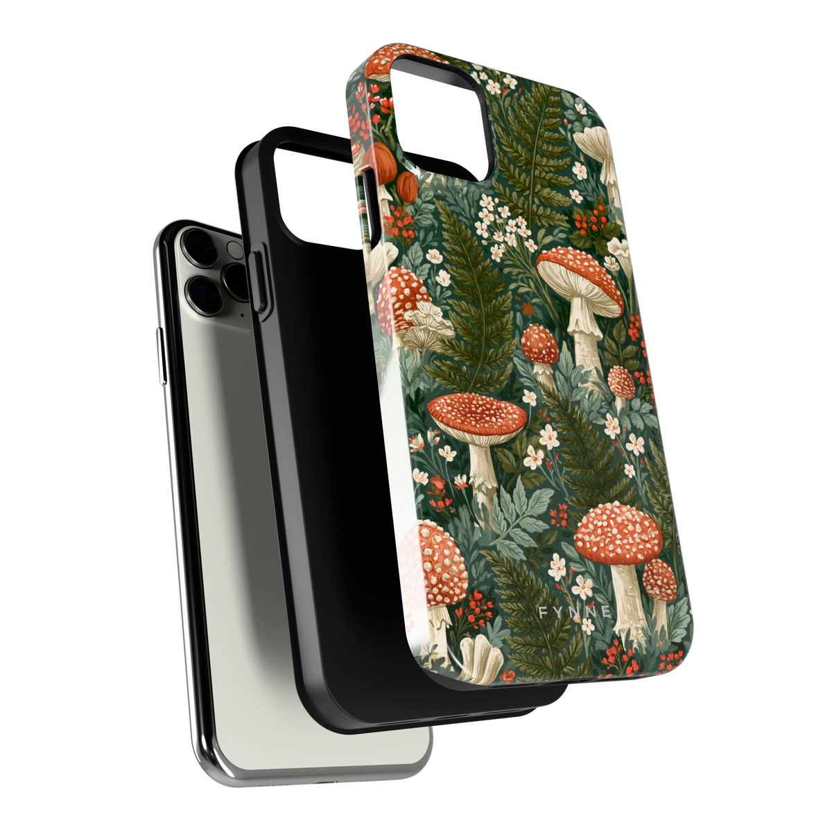 Vliegenzwammenbos hoesje voor iPhone 11 Pro Max, los van de telefoon