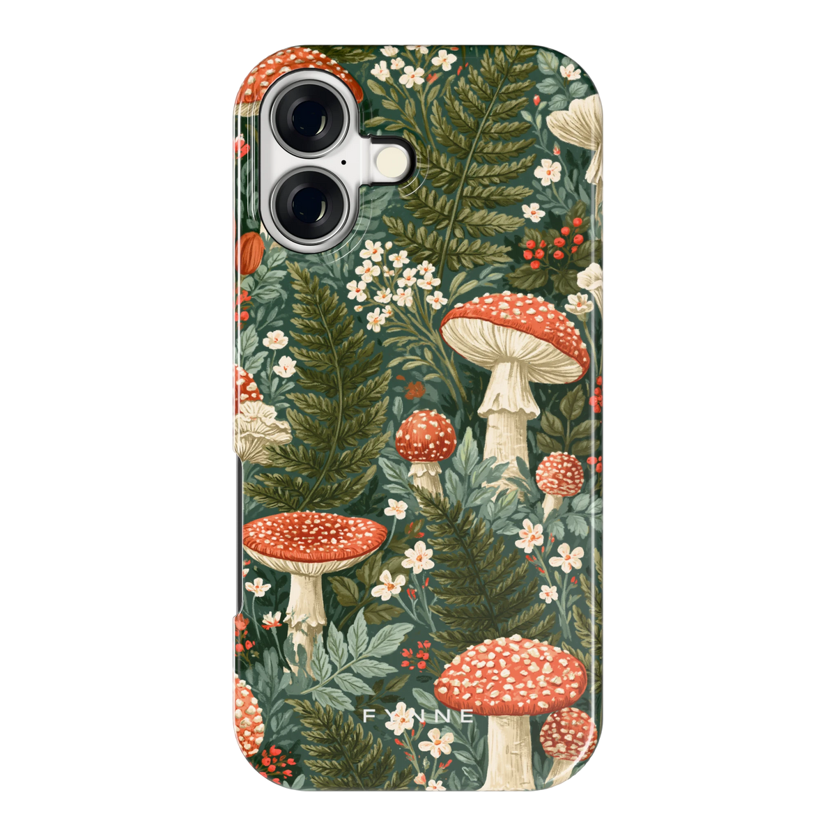 Vliegenzwammenbos hoesje voor iPhone 17, achterkant