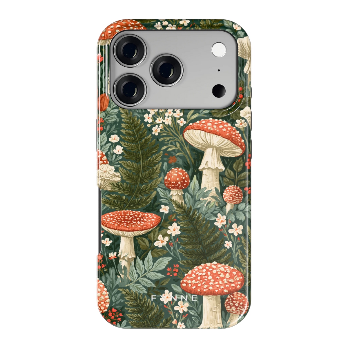 Vliegenzwammenbos hoesje voor iPhone 17 Pro, achterkant