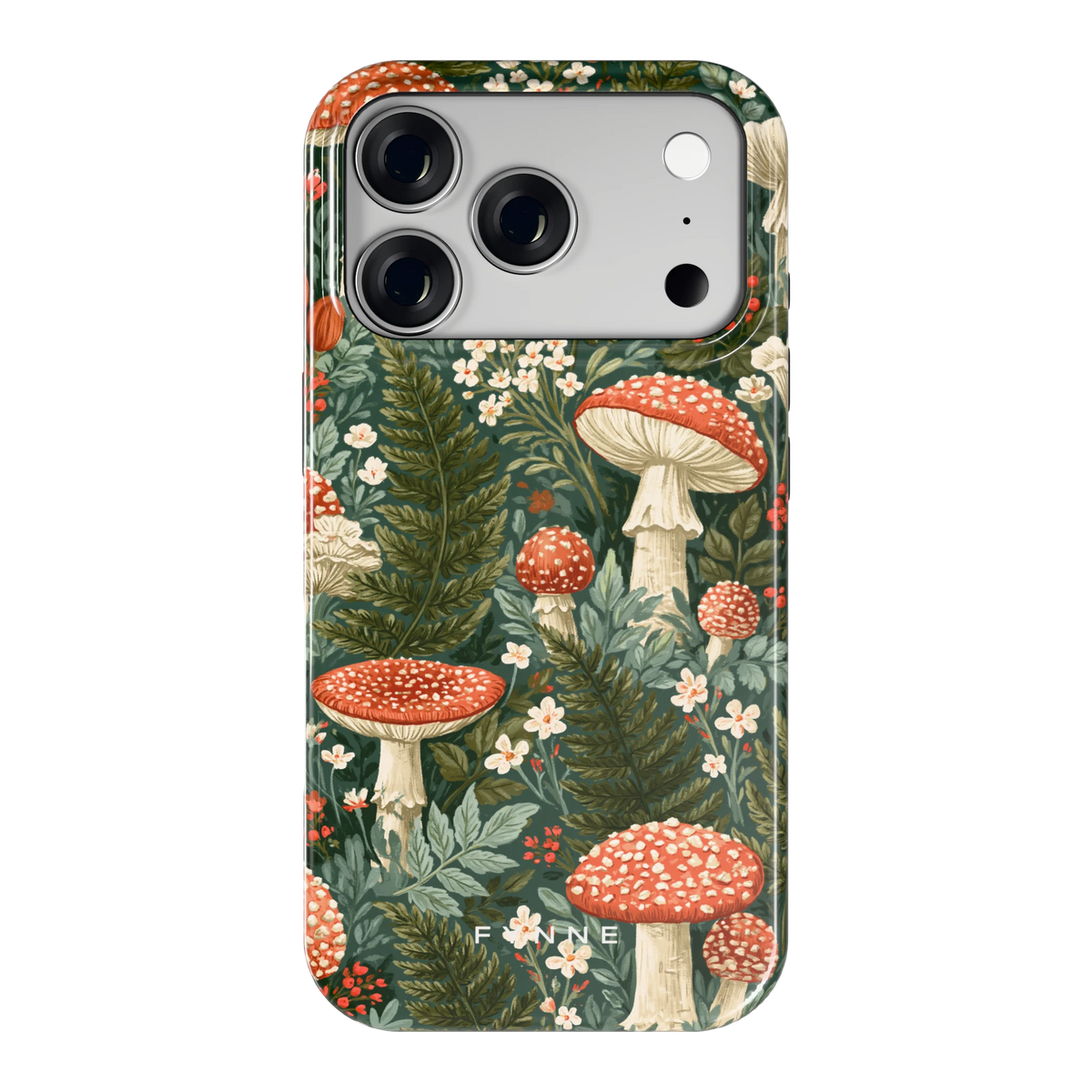Vliegenzwammenbos hoesje voor iPhone 18 Pro, achterkant