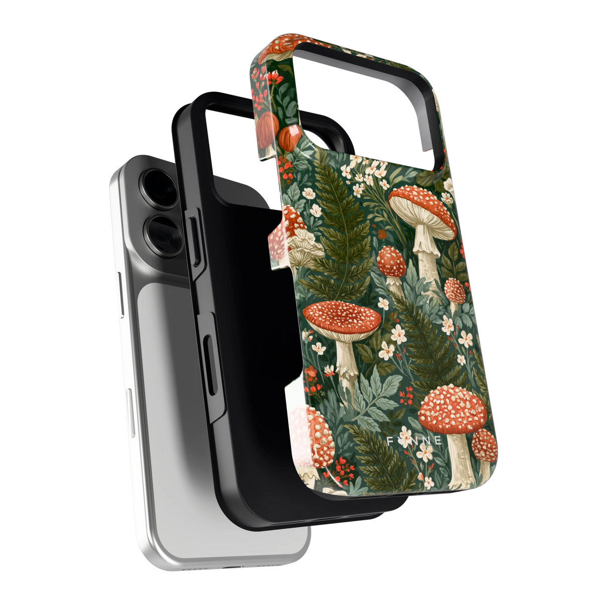Vliegenzwammenbos hoesje voor iPhone 18 Pro, los van de telefoon