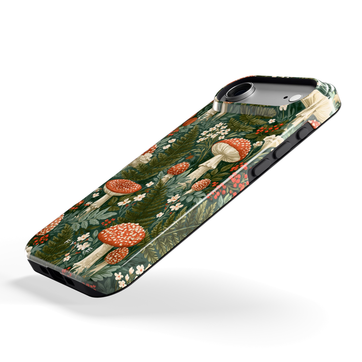 Vliegenzwammenbos hoesje voor iPhone Air, schuin