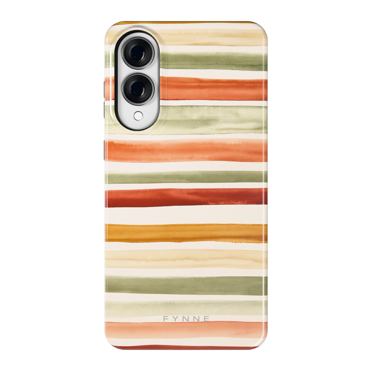 Aquarelstrepen hoesje voor Galaxy S25 Edge, achterkant