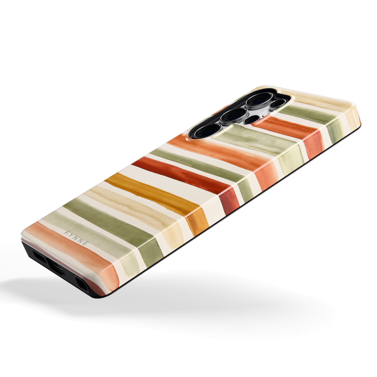 Aquarelstrepen hoesje voor Galaxy S25 Ultra, schuin
