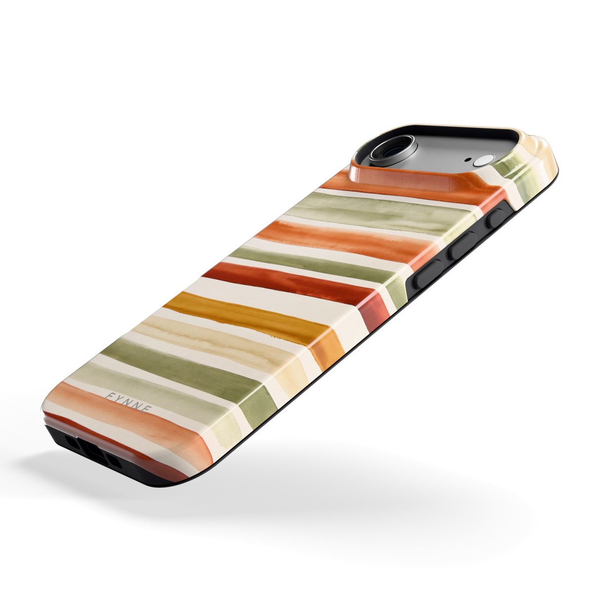 Aquarelstrepen hoesje voor iPhone Air, schuin