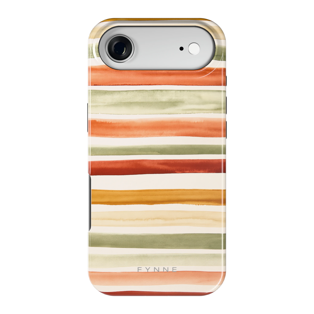 Aquarelstrepen hoesje voor iPhone Air, achterkant